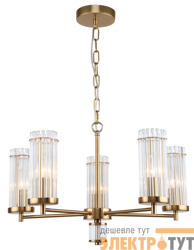 Люстра Dolly 2074-305 5хE14 40Вт классика Rivoli Б0055529