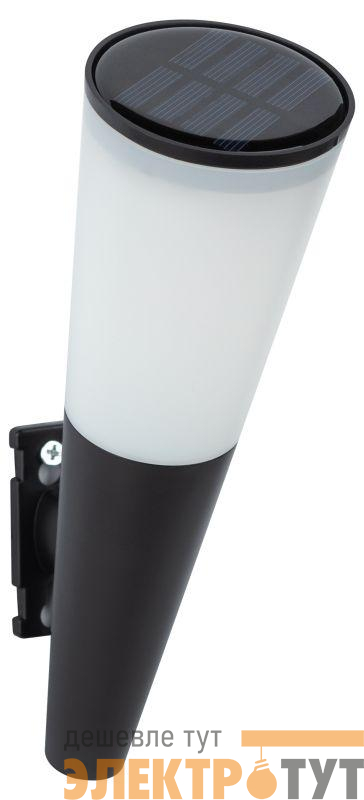 Светильник светодиодный ERAFS012-09 "Факел" 1LED RGB уличный настенный на солнечн. батарее Эра Б0057596