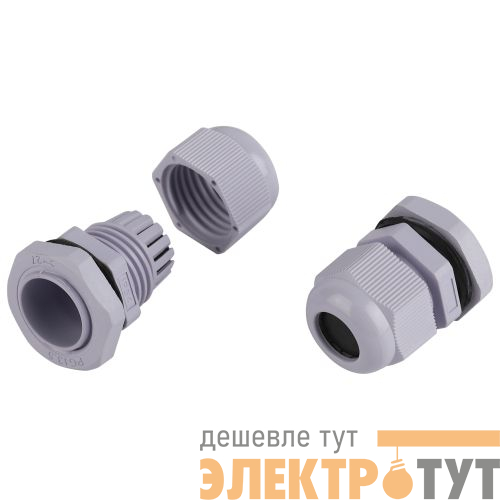 Ввод кабельный (сальник) PG 13.5 d6-12мм (d отверст. 21мм) IP54 (уп.20шт) NO-224-232 Эра Б0065191