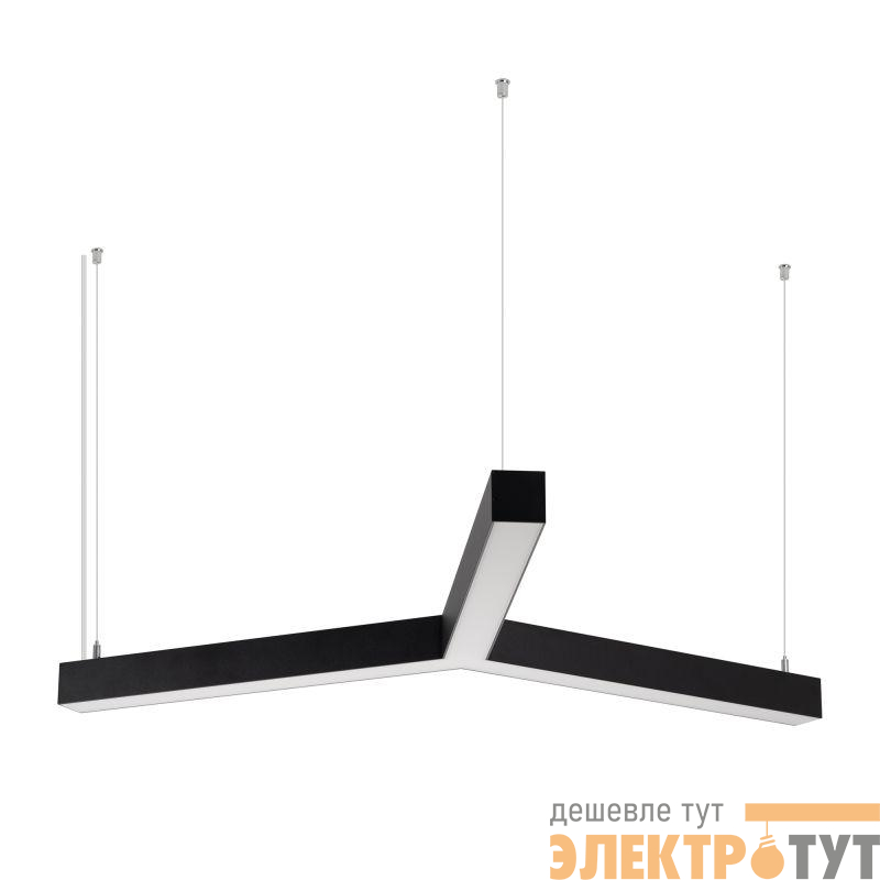 Светильник светодиодный SP-RAYS-3-HANG-5050-510-34W Day4000 (RAL9005 120 deg 230В) IP33 1415lm металл Arlight 049208