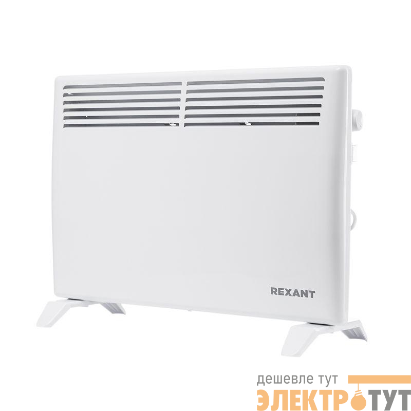 Конвектор электрический с механическим термостатом 1.5кВт СТИЧ-нагревательный элемент ножки Rexant 60-0119