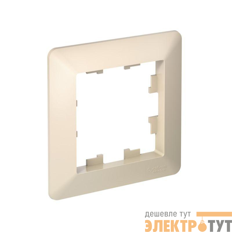 Рамка 1-м AtlasDesign Air беж./дым. бел. SE ATN220201