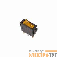 Выключатель клавишный 12В 15А (3с) ON-OFF красн. с подсветкой Mini (RWB-206-1; SC-768) Rexant 36-2170