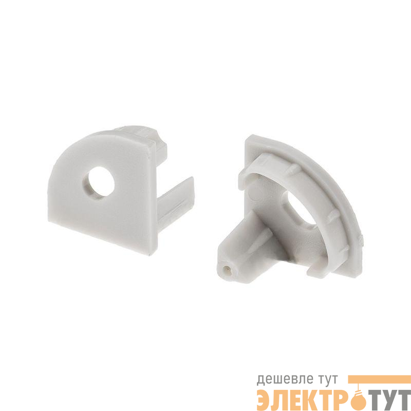 Заглушка ARH-KANT-16R с отверстием пластик Arlight 016189