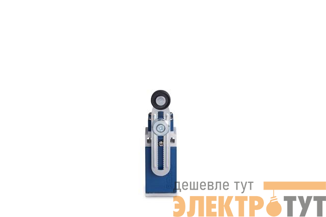 Выключатель концевой быстрого переключения угловой 2-направленный с пластмас. консолью роликом Ф18мм на коротком регулируемом рычаге (1НО+1НЗ) EMAS L5K13MEP122