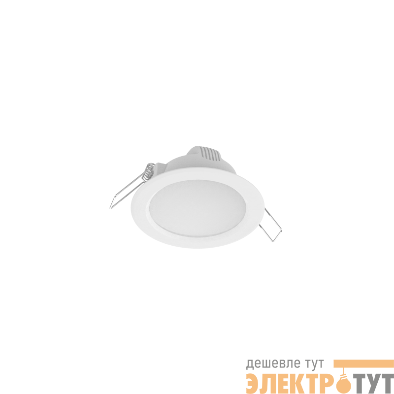 Светильник светодиодный DL-Basic 93х50 6Вт 4000К встраив. (монтаж. отв. 73мм) VARTON V1-R0-00640-10000-2000640
