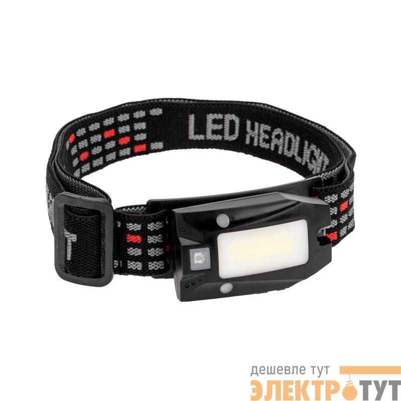 Фонарь налобный сверхлегкий с прищепкой Rexant 75-8011