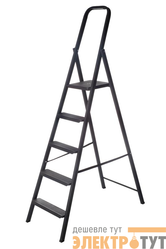 Лестница-стремянка "Компакт" 5 ступ. 6.25кг сталь FIT 65373