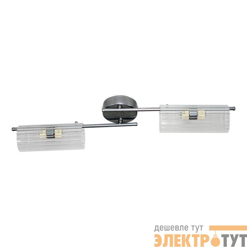 Светильник "Экстра"141 (плафон 0032) НПБ 01-4х40-101 (ИМ) потолочн. хром. Элетех 1005405408