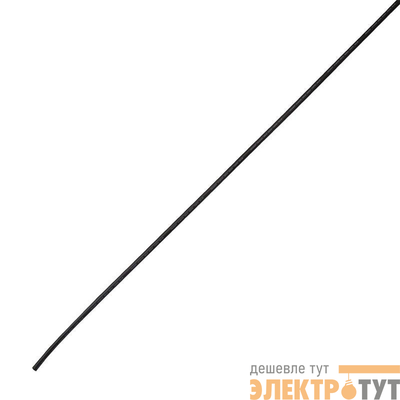 Трубка термоусадочная двустенная клеевая 8/2 (4:1) черн. 1м Rexant 23-9006