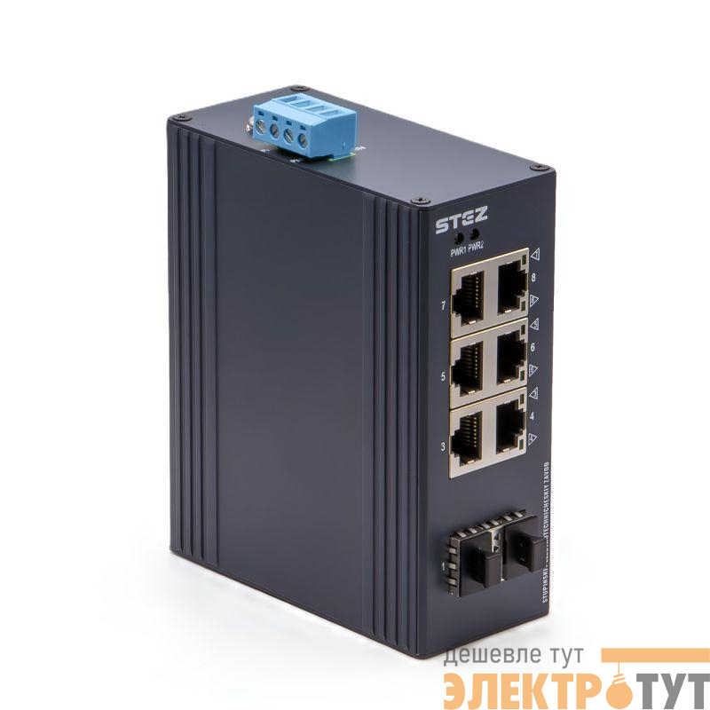 Коммутатор промышленный STEZ1006-2SFP-T СТЭЗ 70310006