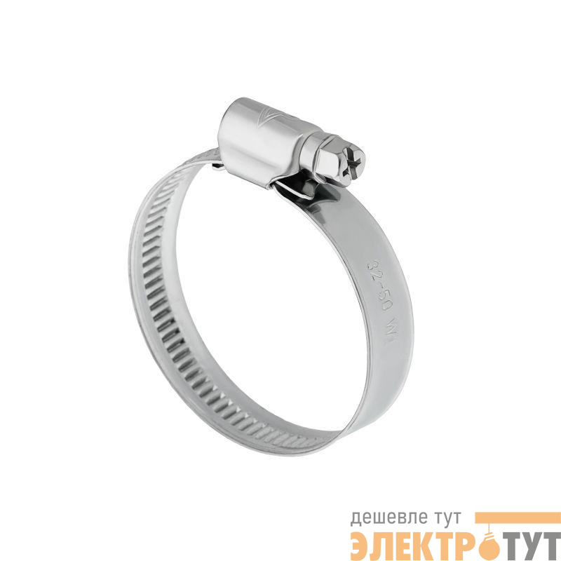 Хомут червячный 32-50/12-0.8мм (уп.25шт) Rexant 07-0632-12