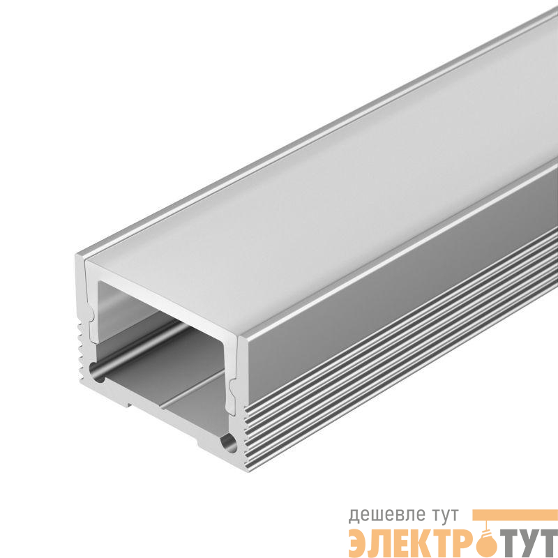 Профиль SL-SLIM20-H13-2000 ANOD+OPAL L2000 с экраном алюм. Arlight 036835