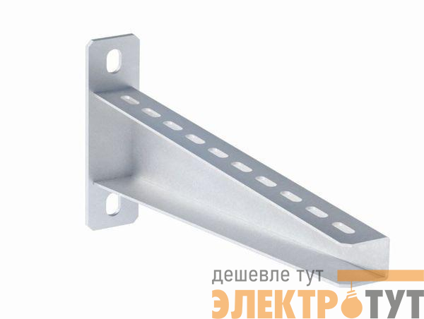 Консоль усиленная осн.400 2.5мм нерж. сталь INOX EKF ky400-INOX