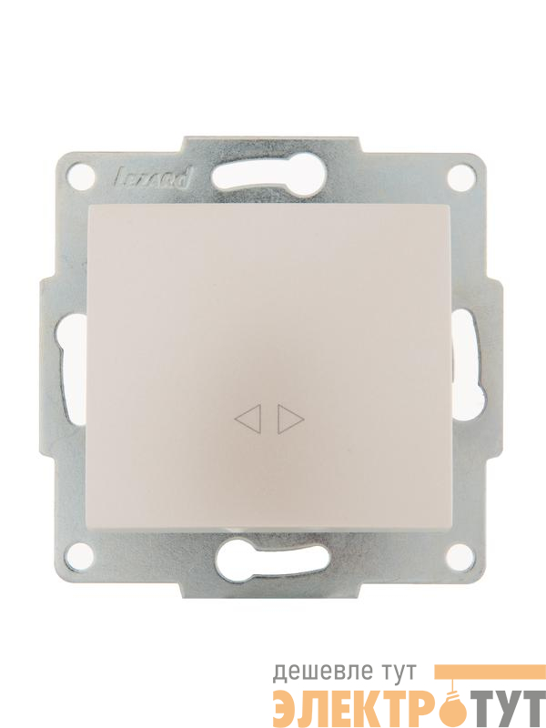 Выключатель промежуточный 1-кл. 2п СП Karina 10А IP20 механизм жемчуж./бел. перламутр. LEZARD 707-3088-107