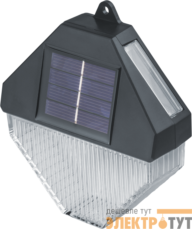 Светильник светодиодный 93 872 NSL-91 (на солнечной батарее с фотосенсором) 3200К IP44 накладной черн. ромб NAVIGATOR 93872