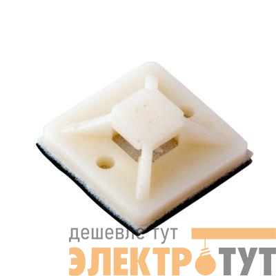 Площадка самоклеящаяся 20х20мм бел. (уп.10шт) Rexant 07-2020-1