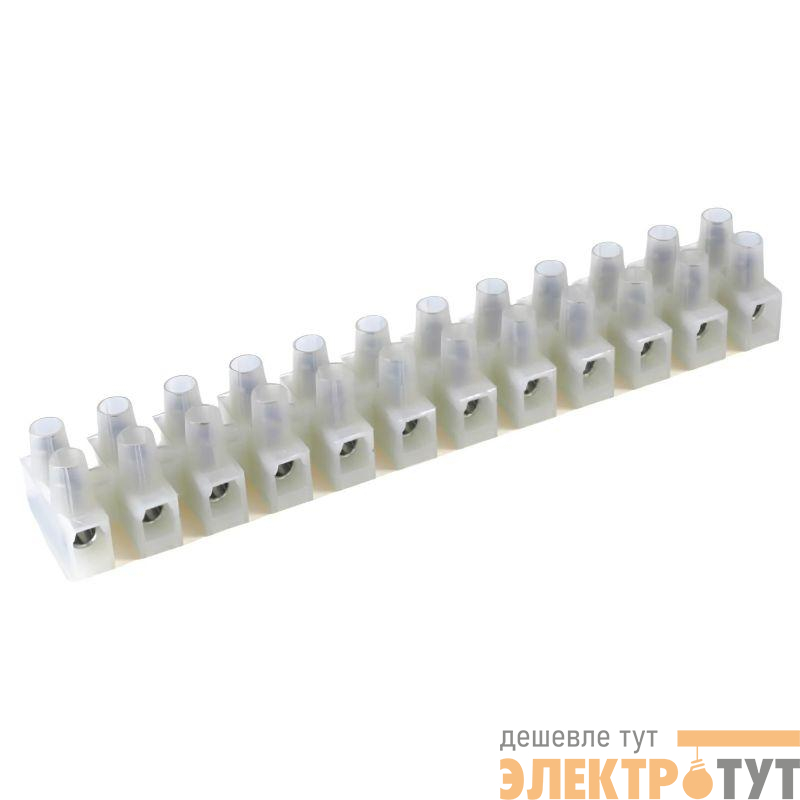 Колодка клеммная винтовая 2х2.5кв.мм 24А полиамид 450В 110град.C (розница) DKC 43102NYR