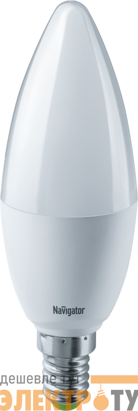 Лампа светодиодная 61 325 NLL-C37-8.5-230-4K-E14-FR 8.5Вт свеча матовая 4000К нейтр. бел. E14 680лм 176-264В Navigator 61325