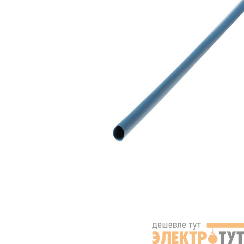 Трубка термоусадочная ТУТ нг 6.0/3.0 син. 1м Rexant 20-6005