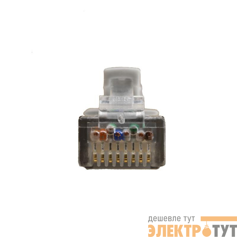 Патч-корд FTP 6 4х2 24AWG (7х0.2мм) Cu LSZH 2м сер. SUPRLAN 10-0707