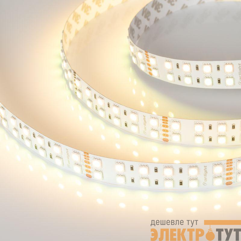 Лента светодиодная RT-B144-19mm 24V RGBW-Warm 32Вт/м IP20 открыт. (уп.5м) Arlight 012327(3)