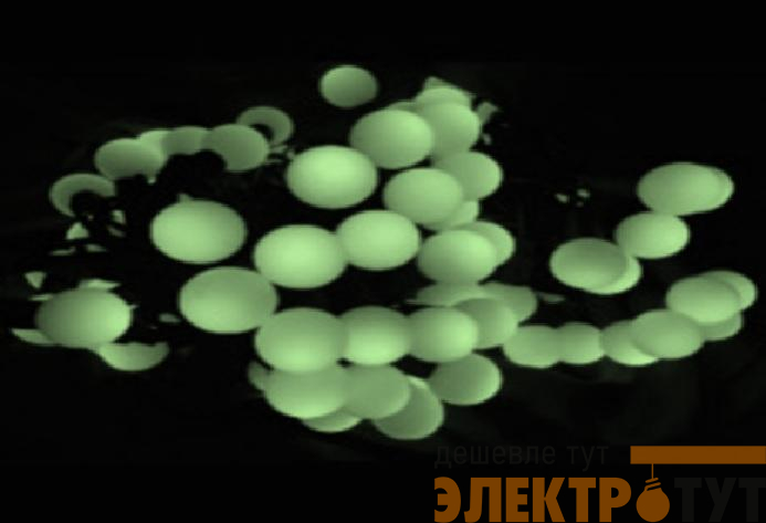 Гирлянда "Шарики" 10м OLDBL070-WW-E 70 тепл. бел. светодиодов соединяемая до 3шт уличная SHLights 4690601049674