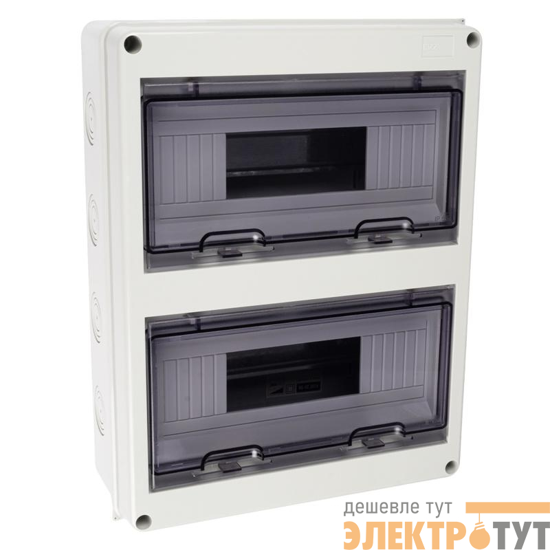 Бокс модульный накладной PDB/W 4024 GR (ЩРН-ПГ-24) IP65 пластик. Pro JazzWay 5072145
