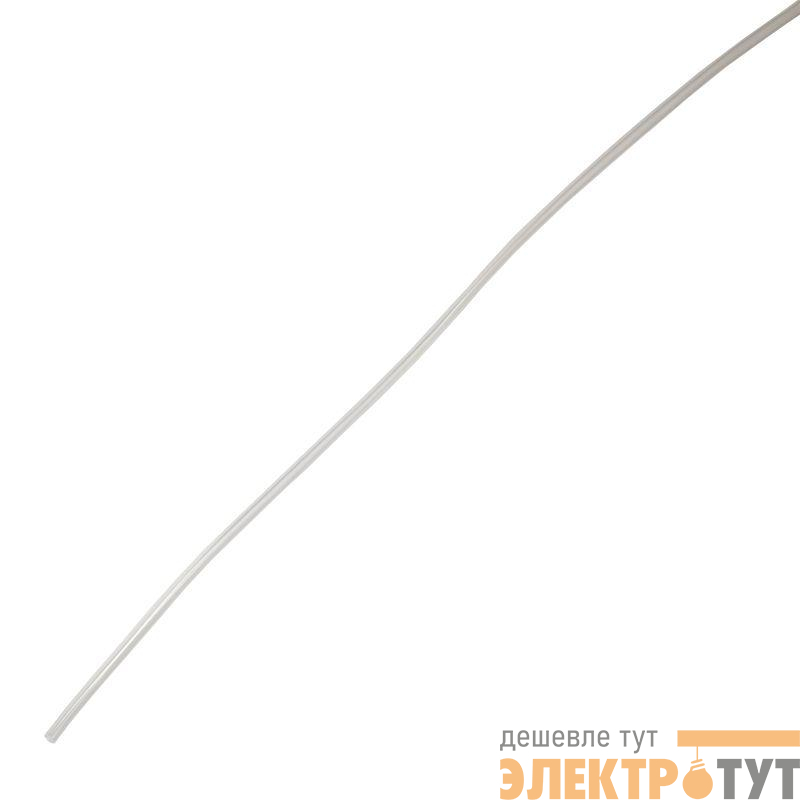 Трубка термоусадочная двустенная клеевая 9/3 (3:1) прозр. 1м Rexant 26-9009