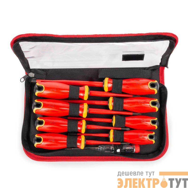 Набор диэлектрических отверток НИО-2209 КВТ 88935