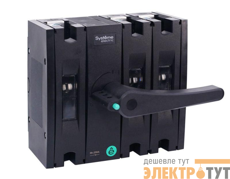 Выключатель-разъединитель SYSTEMEPACT SD160 3п 63А рукоятка фронт. центр (зак. отдельно) SE SSD01603MF0063
