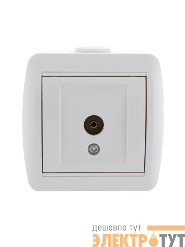 Розетка телевизионная оконечная TV ОП Nata бел. LEZARD 710-0200-130