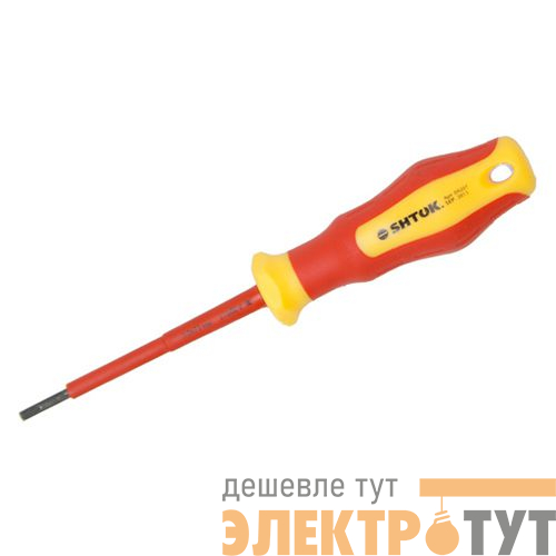 Отвертка 1000В SL 3х75мм (09207) SHTOK 376340