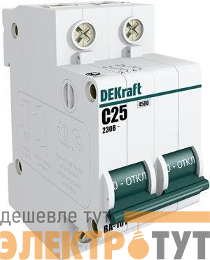 Выключатель автоматический модульный 2п C 2А 4.5кА ВА-101 SchE 11062DEK