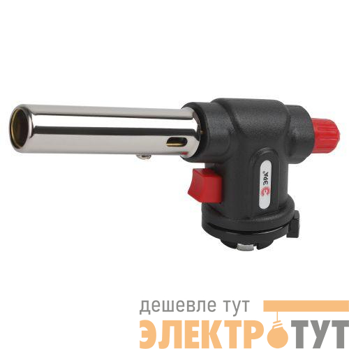 Горелка газовая GB-06P с пьезоподжигом установка на баллон вращение 360град. ЭРА Б0052494