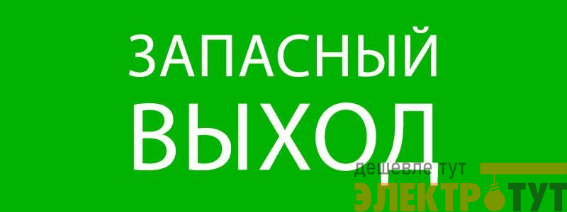 Пиктограмма "Запасный выход" 320х120мм (для EXIT SAFEWAY-40) EKF pkal-01-02