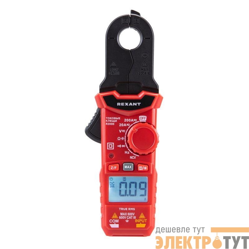 Клещи токовые R200D Rexant 13-3220