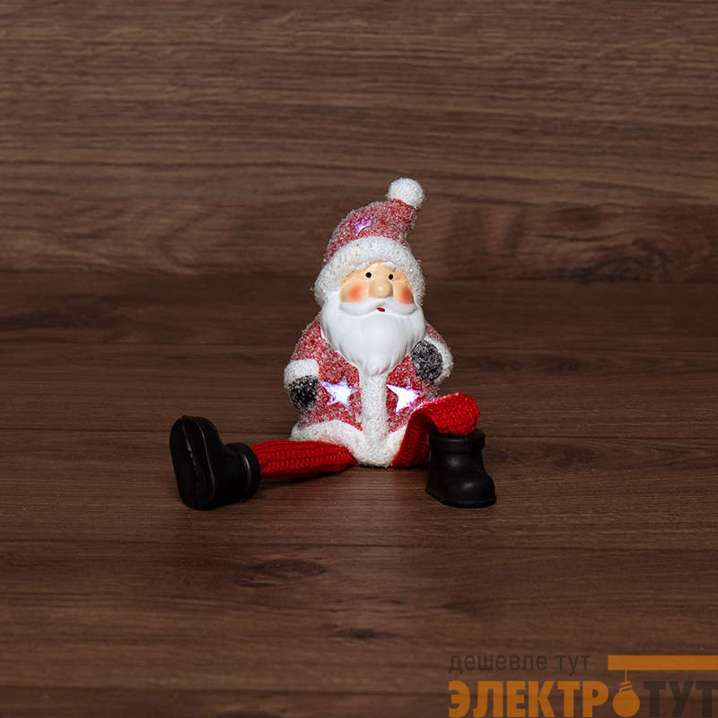 Фигура керамическая "Дед Мороз" с подвесными ножками 6.3х5.4х10.4см NEON-NIGHT 505-023