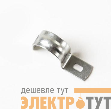 Скоба крепежная однолапковая СМО 19-20 метал. оцинк. TOKOV ELECTRIC TKE-SMK-19-20-1