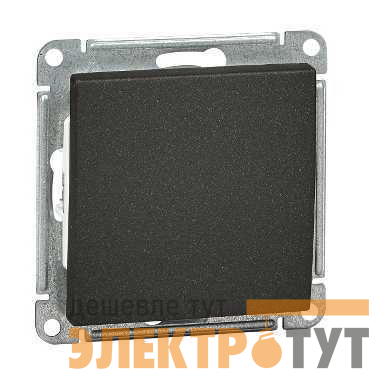 Механизм переключателя проходного 1-кл. СП W59 10А IP20 10AX черн. бархат SchE VS610-156-6-86