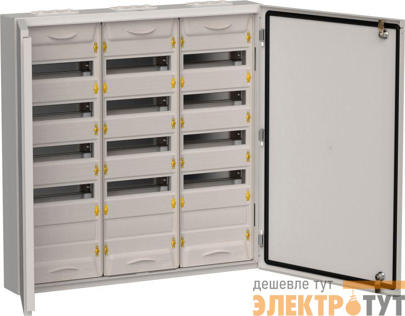 Корпус металлический ЩРн-180 (3х60) 835х830х140 IP54 сер. TITAN 5 IEK TI5-50-N-3X060-54-7035