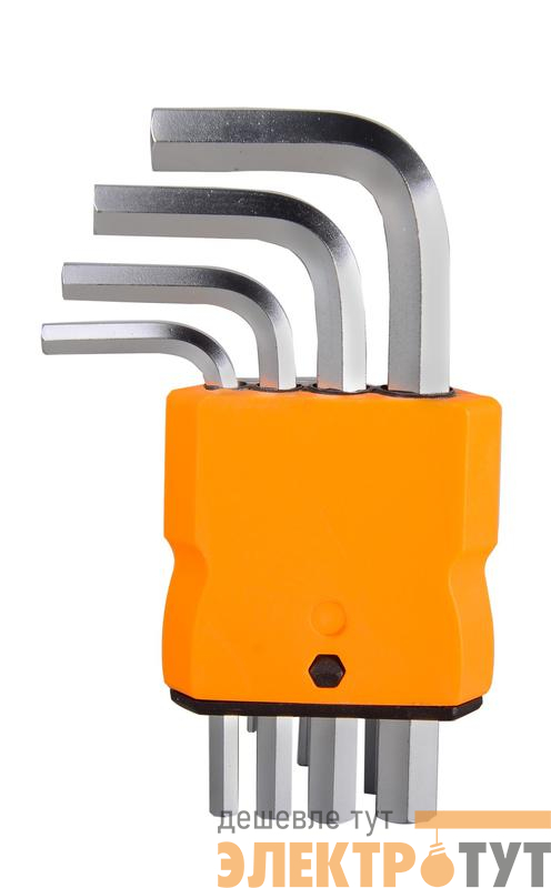 Набор ключей имбусовых HEX 9шт 1.5-10мм Вихрь 73/6/5/11