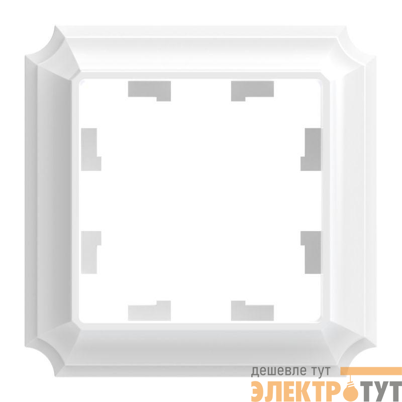 Рамка 1-м AtlasDesign Antique бел. SE ATN100101