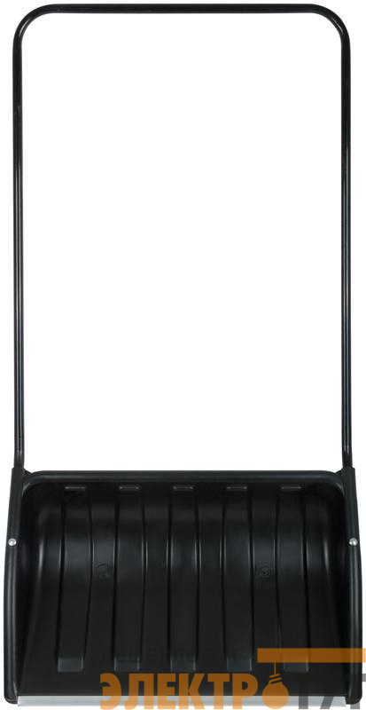 Скрепер для уборки снега пластиковый металлическая ручка 700x465x1360мм КУРС 68135