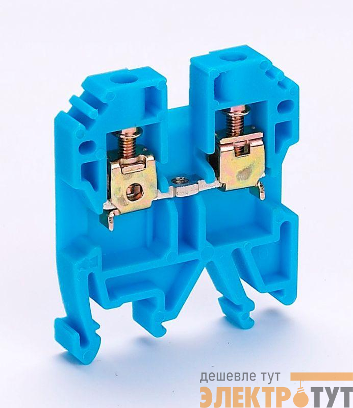 Зажим наборный ЗН-101 24А 2.5кв.мм син. DEKraft 32421DEK