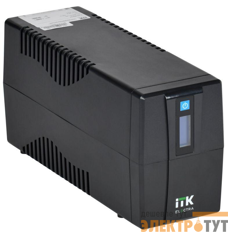 Источник бесперебойного питания ELECTRA ET 800В.А/480Вт с АКБ 1х9А.ч USB Schuko ITK EET-0800VA-1-001-S