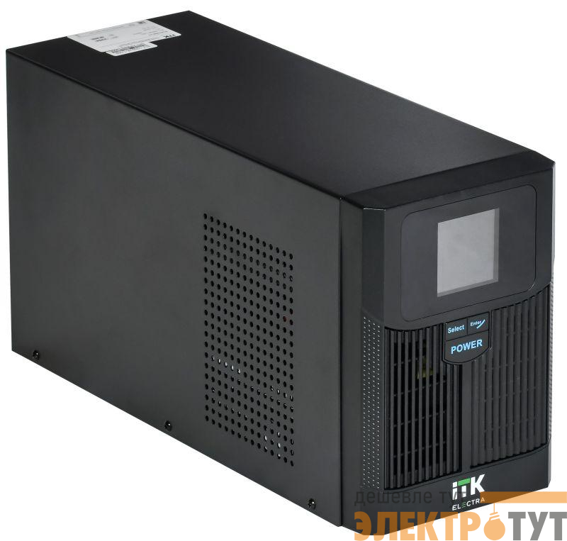 Источник бесперебойного питания ELECTRA LT 1кВА/0.8кВт без АКБ USB ITK ELT-1000VA-1-L