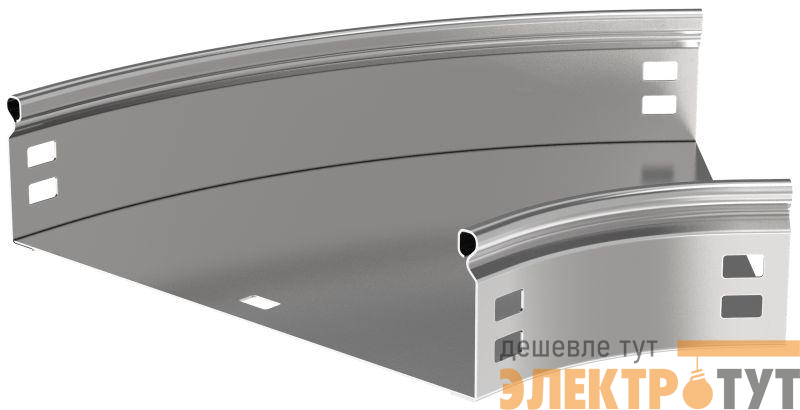 Угол для лотка плавн. 45град. тип Г01 ESCA 80х600мм IEK CPG01-0-45-080-600