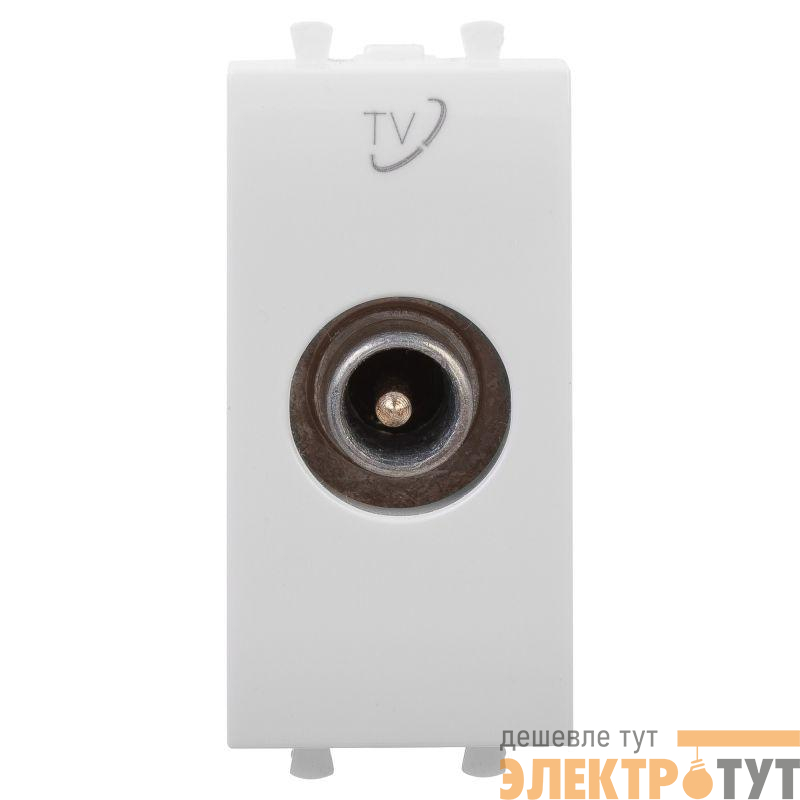 Розетка телевизионная проходная TV 1мод. Avanti "Белое облако" 16А DKC 4400511