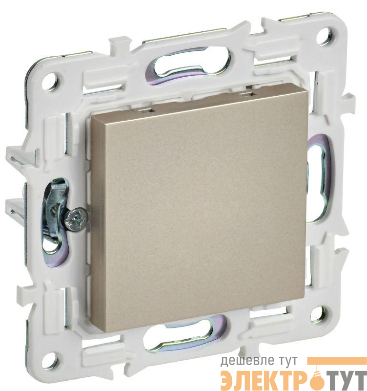 Заглушка с суппортом SKANDY SK-C01Sh шампань IEK SK-PL10-K37